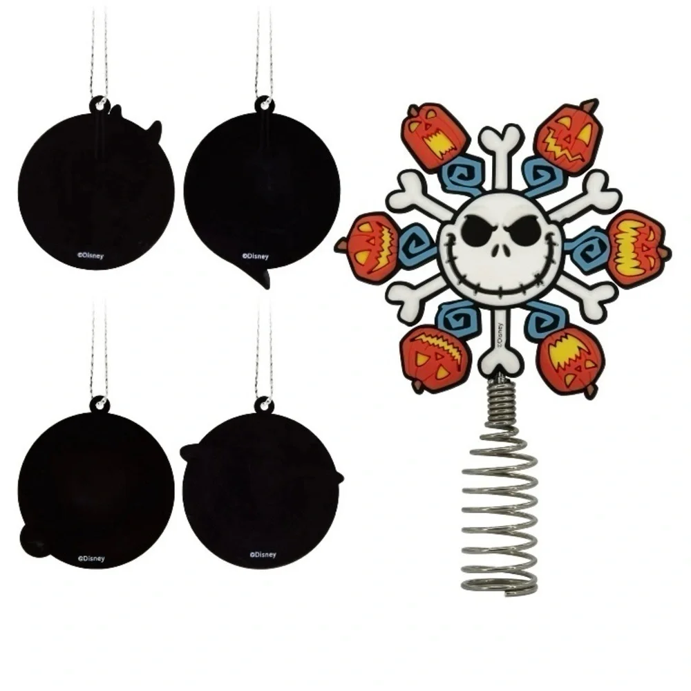 Nightmare Before Christmas Miniature Christmas Ornament Set Tree Topper